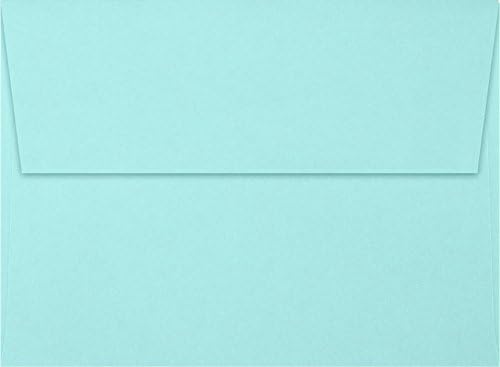 LUXPaper A6 Invitation Envelopes | Peel & Press | 4 3/4" x 6 1/2" | Seafoam Blue | 80lb. Text | 50 Qty