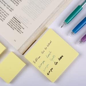 Sticky Notes, Yellow Self-Stick Pads & Colorful PET Index Label & Lined Note Pad, 9-Pack Memo Pads Set