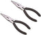 Edward Tools Long Nose Pliers with Side Cutter, 6 - 2 Pack, Drop Forged Steel with Polished Rust Proof Finish