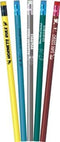 GRAPHITE Round Shape Misprint Pencils - 2 HB Led, Unsharpened with Eraser Perfect for Drawing, Writing, School Use and Craft Projects - Box of 144 Pcs