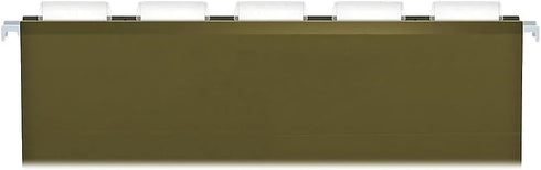 Pendaflex 04153X1 Reinforced 1" Extra Capacity Hanging Folders, Legal, Standard Green, Box of 25