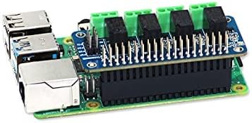 Relay 4 Zero 3V 4 Channel Relay Shield for Raspberry Pi, Relay HAT Expansion Relay Board for Raspberry Pi 4B/3B+/3B/2B/B+/A+/Zero and Zero W | Power Relay Module for Raspberry Pi by sb components