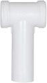 EZ-Flo 1-1/2 Inch x 16 Inch Kitchen Sink End Waste Center Outlet with Baffle, White Polypropylene, Slip Joint Connection