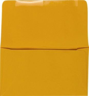 LUXPaper #6 3/4 Remittance Envelopes | 3 5/8" x 6 1/2" | Goldenrod | 24lb. Text | 50 Qty by Envelopes Store