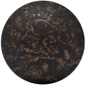 Premium Upholstery Tacks, Decorative Trim for Furniture, 7/16-inch Diameter (200, Dark Antique Brass)