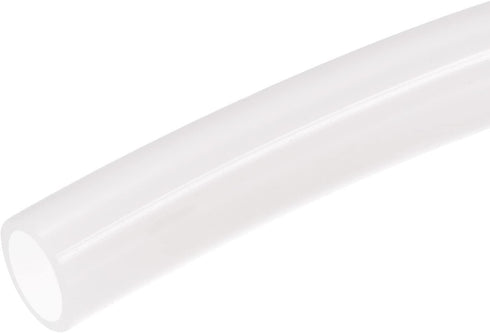 DMiotech 17mm ID 22mm OD Silicone Tube, 2.5mm Thick, 3.3 Feet White Industrial Tubing for Water Pump