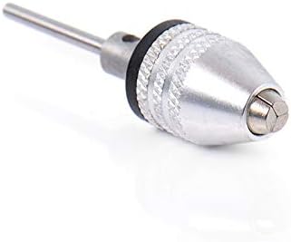 Keyless Drill Chuck Conversion Tool, Hex Shank Keyless Chuck for 0.3-6.5mm Drill Bits and Milling Cutters