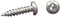 AP Products 012-PSQ50 White Pan Head Square Recess Screw, 8 X 1, Pack of 50