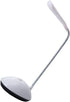 Foldable White Plastic Table Lamp, Battery Powered LED Desk Lamp for Reading