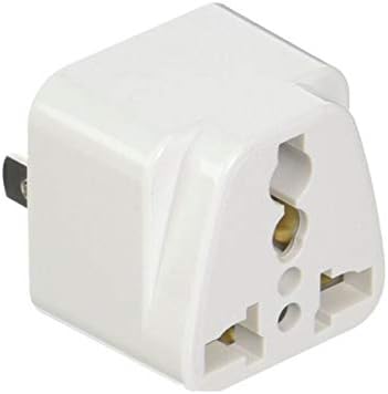 VizGiz 2 Pack Universal Travel Adapter Europe to US Plug Travel Adapters European to American Outlet Adapter for Phone