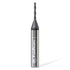 FivePears Down Cut Spiral Router Bit for CNC, 1/16" Cutting Diameter, 1/2" Cutting Length, 1/4 inch Shank Carbide End