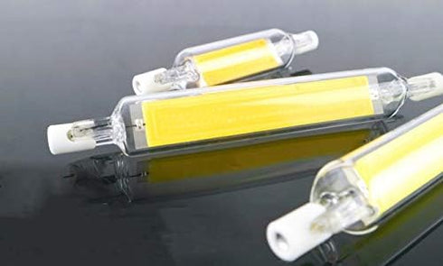 R7s LED Bulb 10W, 118mm Double Ended LED COB, 100W Halogen Equivalent, 120V J Type, Pack of 4