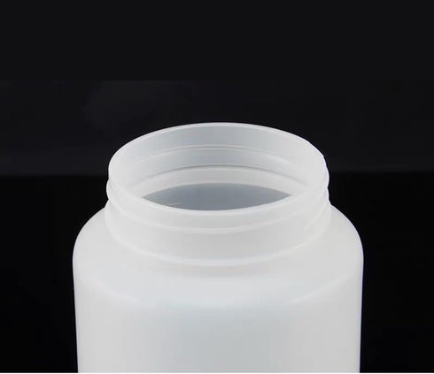 1000ml/34oz Plastic Lab Chemical Reagent Bottle Wide Mouth Secure Sample Sealing 2 Pcs