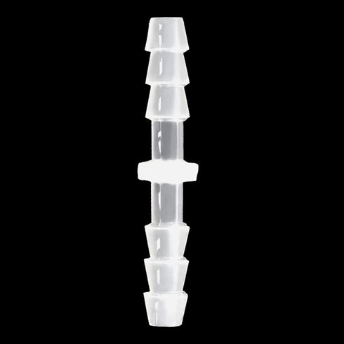 Plastic Hose Barb Fitting 1/8" x 1/8" Pipe Connectors Joint Splicer Adapter for Aquarium Household Fuel Gas Liquid Air