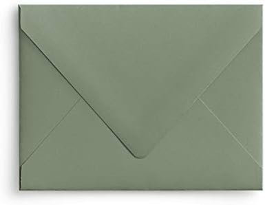 Spruce A2 Euro Curved Flap Invitation Envelopes - 50 Pack