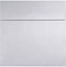 LUXPaper Square Invitation Envelopes | Peel & Press | 6 1/2" x 6 1/2" | Silver Metallic | 50 Qty