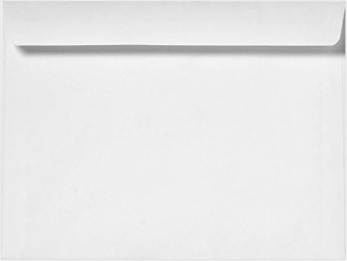 LUXPaper 6 x 9 Booklet Envelopes, Bright White, 24lb. Text, 250 Qty