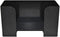 BankSupplies Deposit Ticket Holder - 10W x 4D x 6H Black Textured Molded Plastic Desk Organizer for Deposit Slips