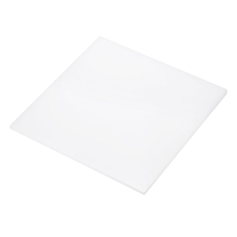 10 x 10 Inch UHMW Polyethylene Sheets, 1/4 Inch Thick Ultra High Molecular Weight White Plastic Sheet