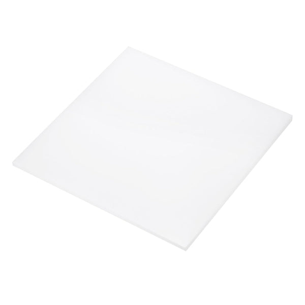 10 x 10 Inch UHMW Polyethylene Sheets, 1/4 Inch Thick Ultra High Molecular Weight White Plastic Sheet