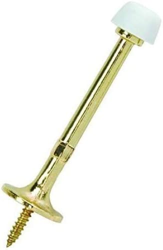 Designers Impressions Polished Brass Lite Duty Rigid Door Stop, 25 Pack