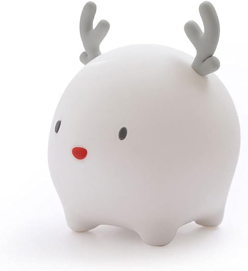 TTBDDDYH Touch Control Bedside Lamp, Moe Deer Shape Sensor Night Light, Creative Silicone