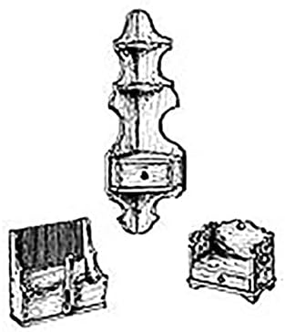 Woodworking Paper Plan to Build Corner Shelf, Cranberry Picker, Desk Organizer -