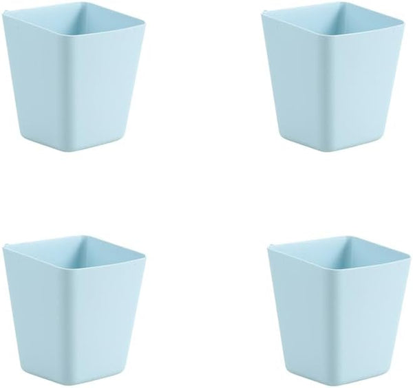 SEIWEI 4X Hanging Cup Holders, Multipurpose Rolling Cart/Pegboard Accessories for Art & Craft