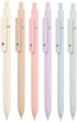 Gel Pens, Aesthetic Office College Supplies, Birthday Gifts for Women, Black Ink Cute Pens, 6 Pack