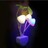 Tuelaly 1PC Cute Night Light, US EU Plug Adapter LED Night Lamp Discolor Light Sense Control Mushroom Lamp