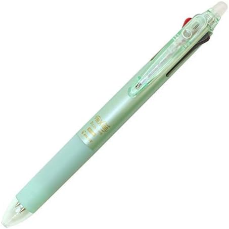 Pilot Erasable Ballpoint Pen Pearl Green 0.38mm (LKFBS60UF-PG)+0.38mm Refill Black Blue Red 3 Set by PILOT