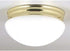66609 2BULB Westinghouse PB Ceiling Fixture Lighting, Two Polished Brass