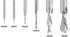 Amana Tool 46402 SC Spiral Plunge Router Bit, 1/64 Dia x 3/32 Cut Height x 1/8 Shank x 2 Inch Long, 2 Flute Down-Cut