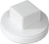 Rocky Mountain Goods 4” Cleanout Plug - White PVC MPT Set Plug Cover with Screws for FPT Drainage Fittings