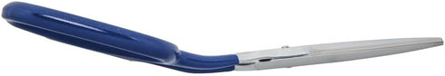 Klein Tools G718LRCB Scissors, Heavy Duty Carpet Shear with Large Ring, Curved Handles, Blunt Tips for Trimming Carpet