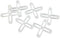 OX Tools Tile Spacer OX-T161220 OX Trade 1/8" Hard Plastic Spacers Cross For Spacing Wall or Floor Tile (Pack of 500)