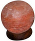 Hand-Carved Himalayan Salt Lamp - Round Sphere with Cord