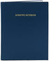 BookFactory Blue Scientific Notebook/Scientific Lab Notebook - 168 Pages (.25" Grid Format), 8 7/8" x 11 1/4", Blue