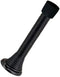 Designers Impressions Matte Black Spring Door Stop w/Rubber Bumper - 10 Pack : 1247