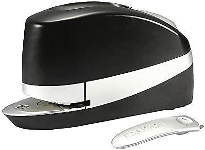 Bostitch Office Executive Electric Stapler, Heavy Duty, No-Jam, Black/Silver, 20 Sheet (20SUITE-BLK)