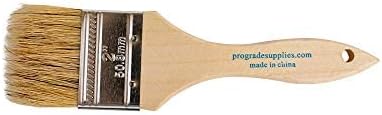 Pro Grade Chip Paint Brushes, 12 Ea 2 Inch Light Brown Chip Paint Brush