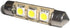 HQRP 42mm High Power 3 LEDs SMD 5050 LED Festoon SMT Bulb