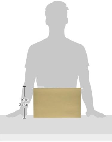 Pendaflex Earthwise 100% Recycled Hanging File Folders, 1/5 Cut, Legal Size, Natural, 25 per Box