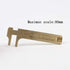 Mini Brass Sliding Caliper - 80mm Double Scale for Measuring Gemstones and Jewelry Components Bead