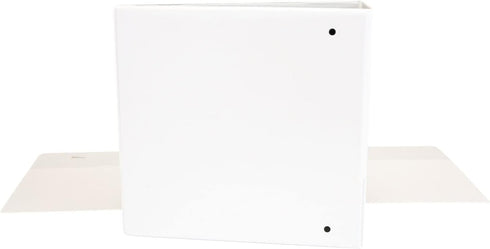 Universal 20748 White Slant-Ring Economy View Binder, 3-Inch Capacity
