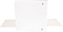 Universal 20748 White Slant-Ring Economy View Binder, 3-Inch Capacity