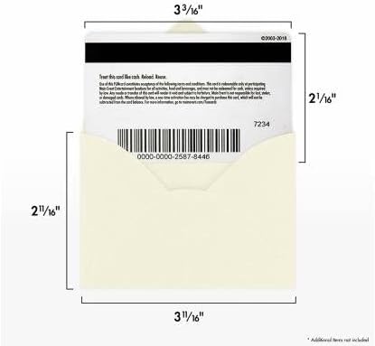 LUXPaper #17 Mini Envelopes | 2 11/16" x 3 11/16" | Natural | 70lb. Text | 50 Qty