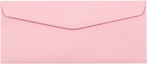 JAM PAPER #10 Business Premium Envelopes, 4 1/8 x 9 1/2, Baby Pink Pastel - 100/Pack