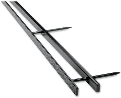 GBC Binding Spines, 25 Pack, 2" Depth, 4 Pin Spines, 200 Sheet Capacity, VeloBind, Black (9741630)