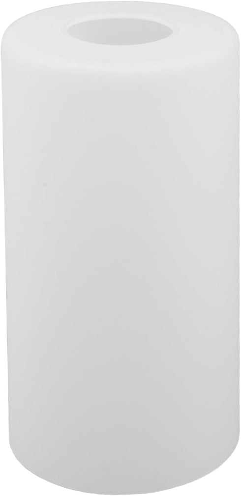 UKCOCO Frosted Glass Lamp Shade: E27 Cylinder Lampshade Replacement 7.86in Height, 3.93in